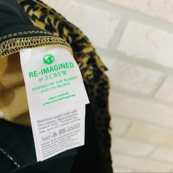 J. Crew - High Rise Kickout Crop - Leopard - Picture 7 of 9